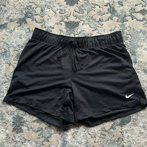 black nike shorts